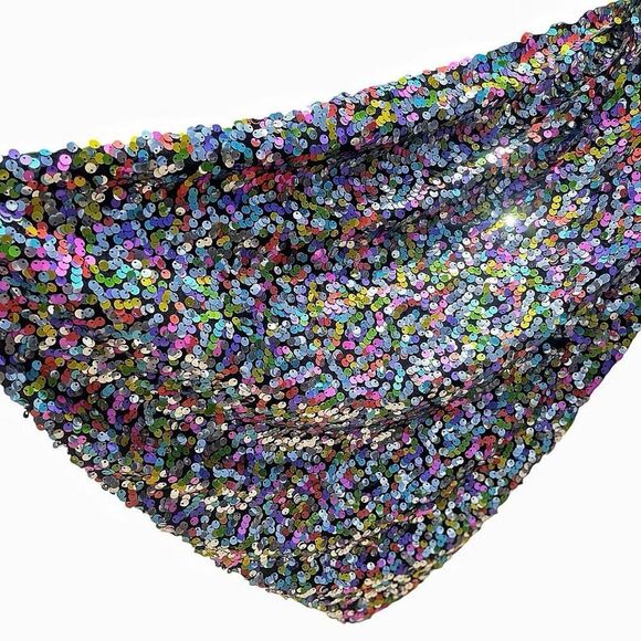 NWT Smak Parlour 1960’s Style Downtown Scene Multicolor Sequin Dress Size 1X - Picture 8 of 10